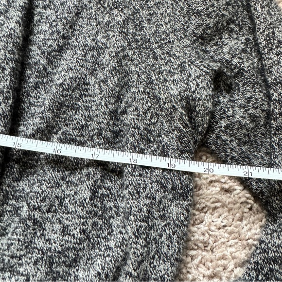 Dark Grey Open Cardigan Wrap Sweater – No Size Tags, Fits Like Women’s Medium - Picture 8 of 10